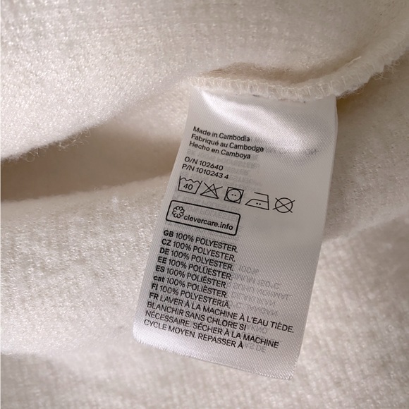 Oversized faux shearling hoodie - Picture 3 of 3